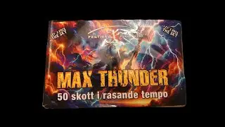 T&aring;rtan Max Thunder Fr&aring;n Festival Fyrverkeri, Sponsrad av FyrverkeriOutlet Tack :)