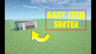 How To Make a EASY ITEM SORTER In Minecraft 1.14+