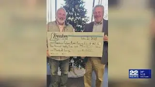 Freedom Credit Union donates to Westover Air Reserve Base families