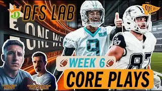 🚨 Week 6 DraftKings TOP Plays For $100 Single Entry | Panthers + Cowboys