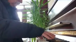 Dick Hoogendam op piano