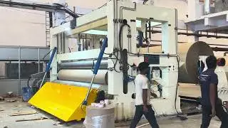 Make in India paper mill rewinder machine for Kraft Paper speed 1200 MPM 