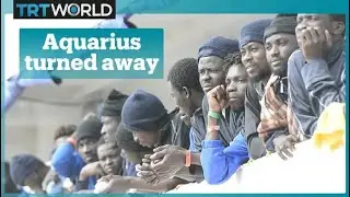 The Aquarius migrant rescue ship turned away