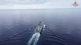 Ukrainian sea drones have reportedly damaged a Russian warship in an attack on Russia's navy base