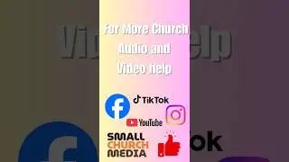 Small Church Media Tips-Here are 5 tips for your Church Audio and Video   #churchmedia #churchaudio