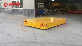 Trackless Adjustable Material Handling Trolley/Railless 360 Degree Motorized Electric Transfer Cart