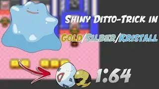 Shiny Ditto-Trick in Gold/Silber/Kristall