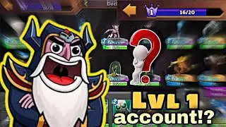 Necromancer Deck in Lvl 1 account!?🔥 - Castle crush