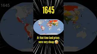 2025 vs 1645 (world map) #history #geography