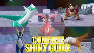 ALL SHINY LEGENDARIES TUTORIAL POKEMON LEGENDS ZA!!