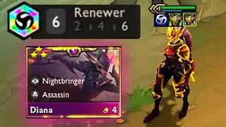 MAX HP REGENERATION 3 STAR DIANA | RADIANT WARMOG'S ARMOR | SET 5.5 TFT