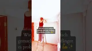 Spanndecke selbst installieren G&uuml;nstige Renovierung f&uuml;r dein Zuhause! #shorts