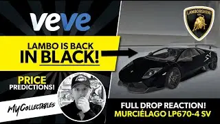 LAMBO is BACK in BLACK on Veve!! Murci&eacute;lago Drop Review and Price Predictions!!