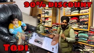 Punjab Me Branded Clothes Par 90% Discount 😱 || finally met Todi