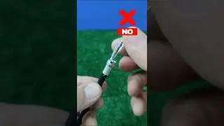 How to connect the TV antenna cable correctly so that the TV screen is clear #diy #tips