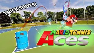 MARIO TENNIS TRICK SHOTS!