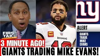 🚨URGENT! SHOCKING TRADE! PROBOWL MIKE EVANS IN GIANTS! CAN CELEBRATES! NEW YORK GIANTS NEWS