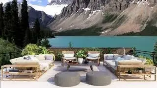 Summer Morning in Coffee Shop Ambience with Relaxing Guitar Music,Dreamy Forest Scene for Sleep,Work