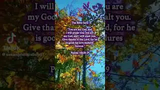 Psalm 118:28-29#bibleverse #bibileversetoday #shortsvideo #biblechapter #youtubeshorts