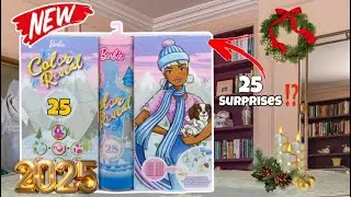 [ASMR] UNBOXING A GIANT *MYSTERY WATER REVEAL BARBIE (ADVENT CALENDAR)⁉️😱 25 MYSTERY BOXES!👀🎁