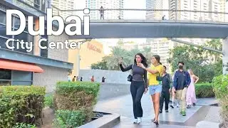Dubai 4K🇦🇪 Amazing City Center, Downtown Dubai Walking Tour
