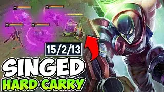 MY BEST SINGED GAME OF SEASON 13! - RANK 1 SINGED PROXY POP OFF