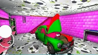 Granny Game Horror Car Escape Gameplay | Granny Red Mod House Ep 01