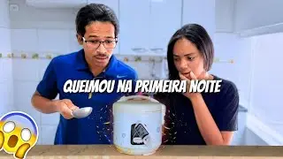 NÃO ACREDITAMOS! 😱 NOSSA PANELA QUEIMOU NA PRIMEIRA NOITE NA CASA NOVA!