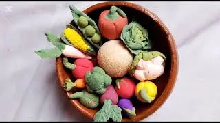 DIY Polymer Clay Vegetables That Look Real😍 | Handmade Miniature Food Art🖌️ for beginners
