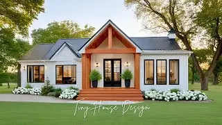 Modern Farmhouse Tiny House Tour | Luxury Eco Friendly Living Redefined