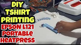DIY Tshirt printing using Epson L121 and Portable Heatpress