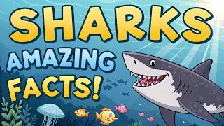 Amazing Shark Facts for kids | Ancient Survivors & Ocean Superpowers 🦈✨&rdquo;