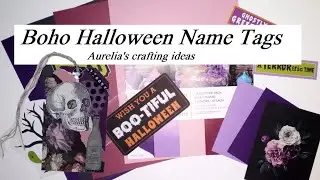 Boho Halloween Name Tags | Halloween Ideas
