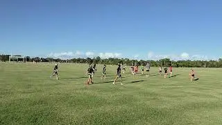 Sydney Scores a Runaway Try at Training | Labrador Rabbits U10 Girls