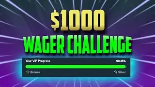 $1000 WAGER CHALLENGE ON STAKE