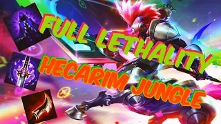 HECARIM BUILD LETHALITY? -- ONE SHOT | JUNGLE S7 ITA (LEAGUE OF LEGENDS)