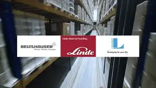 Hochregalstapler bei LINHARDT - Kooperationsprojekt mit Fa. Beutlhauser, Fa. Linde Material Handling