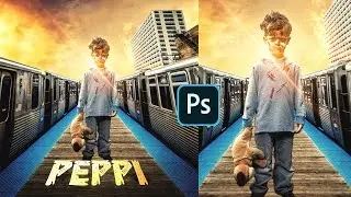 Make a Mystery Movie Poster Design in Photoshop