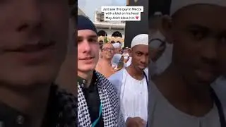Bird Lands on the Head of a Pilgrim at Makkah 🕋 | MUSLIM #muslim #islam #makkah