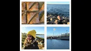 БАЛТИЙСКОЕ  МОРЕ В ДЕКАБРЕ.МОСТ &Ouml;RESUNDSBRON +РЕЦЕПТ ТВОРОЖНОЙ ВЫПЕЧКИ