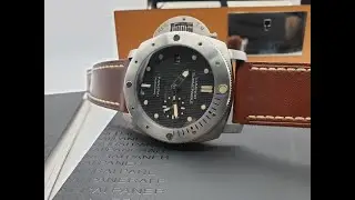 Обзор часов Panerai Luminor Submersible 1950 Left-Handed 3 Days Automatic Titanio 47mm PAM00569