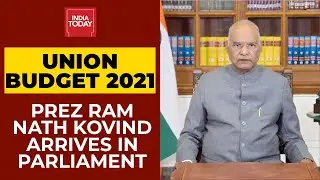 Union Budget Session 2021: President Ram Nath Kovind Arrives In Parliament | Breaking News