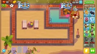 Bloons TD 6 - Half Cash - Resort - No Monkey Knowledge, Continues and Powers (25.0 patch)