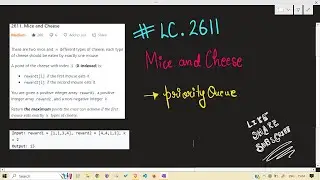 LeetCode | 2611. Mice and Cheese | Priority Queue | MinHeap