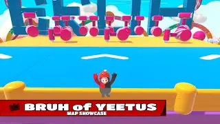 FALL GUYS | CREATIVE MODE | MAP SHOWCASE | BRUH of YEETUS | SHARE CODE in DESCRIPTION!