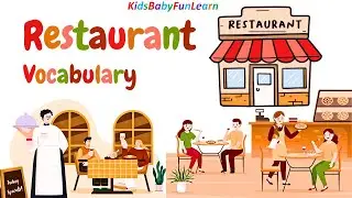 🍴 Restaurant Vocabulary | Learn English Words for Kids & Beginners