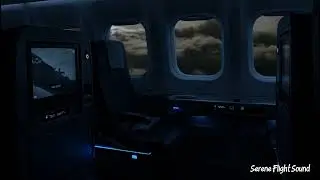 Luxury Airplane Cabin Ambience for Deep Sleep | First Class Flight Sounds to Relax & Fall Asleep