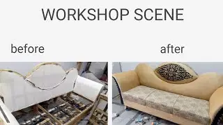 Sofa Making Process | Workshop Scene | Ahmed Gul Home Decor
