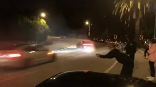 CHARGER HELLCAT STREET DRIFTING UP HILL