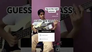 Guess the bass line. #arrahman #bass #slapbass #bassguitar